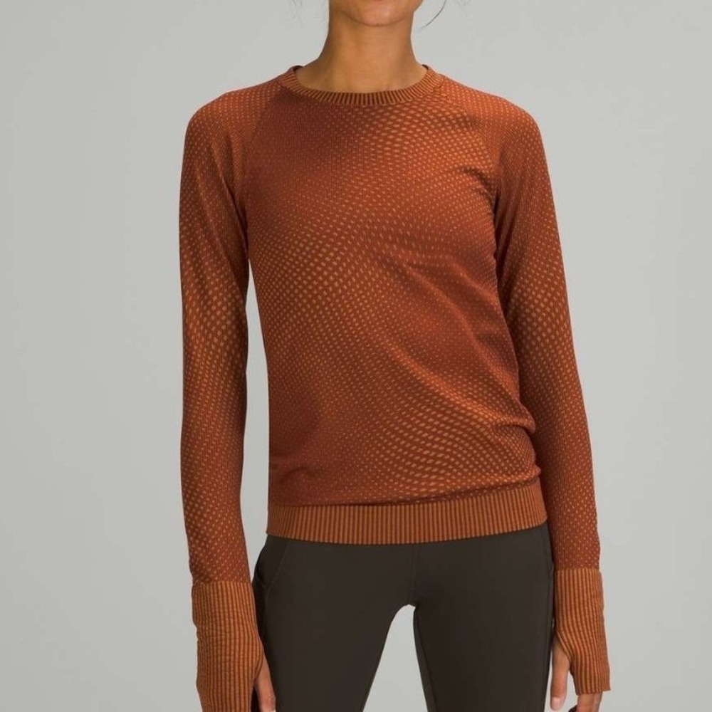 Lululemon Rest Less Pullover Long Sleeve Top Thumbholes Size 4-6
